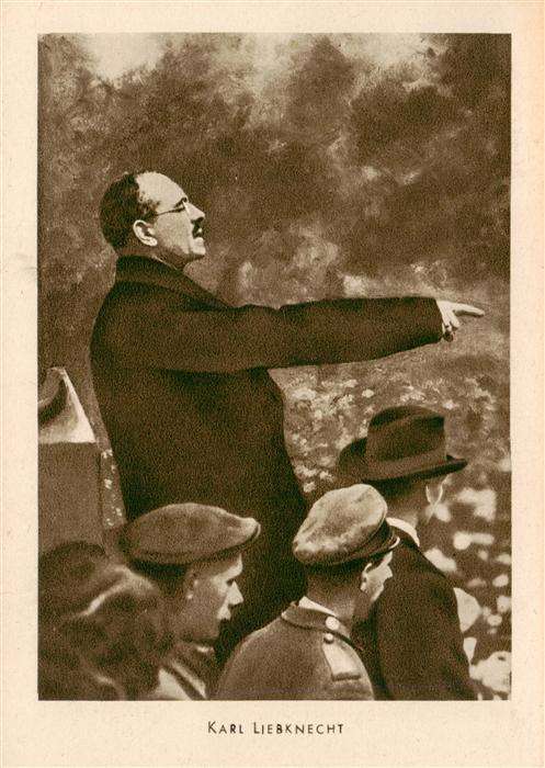 Politik Politics Politique Karl Liebknecht
