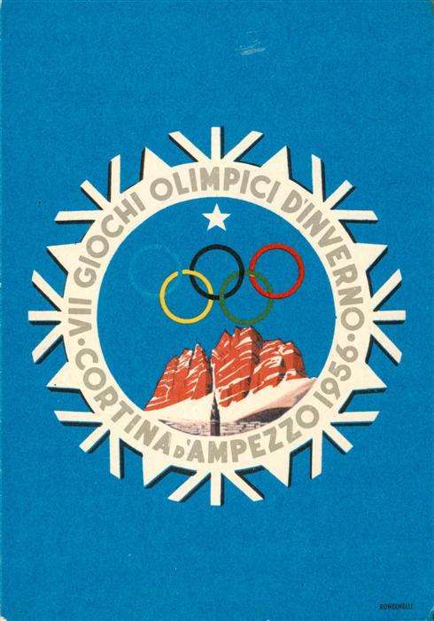 Olimpia Olympia Greece winter Schpile VII Giochi Olimpici invernali Cartina Ital
