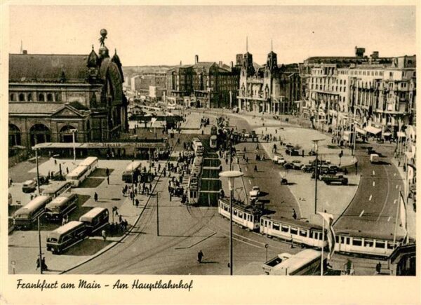 Strassenbahn Tramway-- Frankfurt am Main Hauptbahnhof
