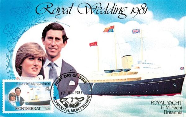 Adel England Ronald Wedding Royal Yacht Britannia
