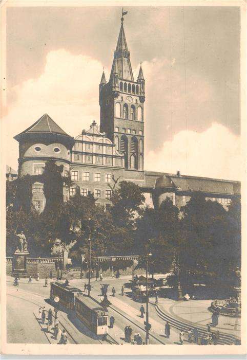 Strassenbahn Tramway-- Koenigsberg Pr. Schloss