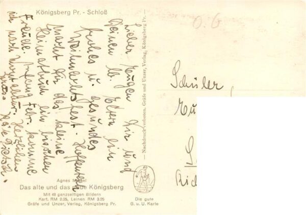 Strassenbahn Tramway-- Koenigsberg Pr. Schloss – Bild 2