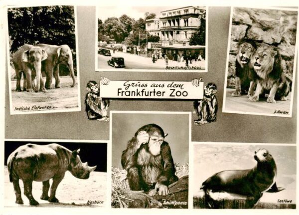 Zoo Gardin Zoologique-- Frankfurt am Main Frankfurter Zoo