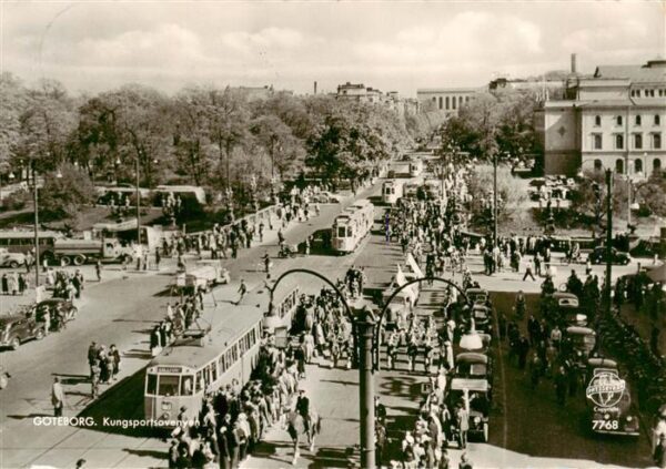 Strassenbahn Tramway-- Goeteborg Kungsporsavenyen