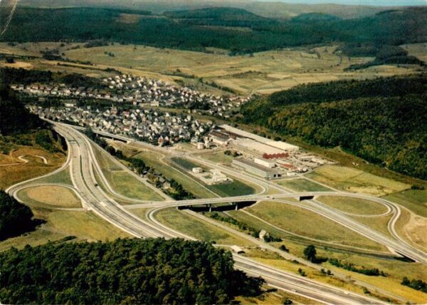 Autobahn Autobahnauffahrt Dillenburg Sechshelden