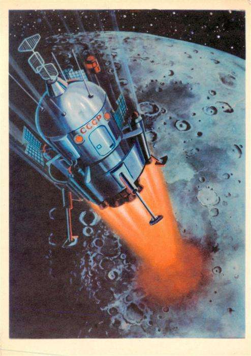 Raumfahrt Space Spatial UssR Mond