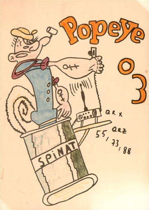 Comic-Postkarte Bande Dessinee BD Fumetto-- Popeye 03 Spinat