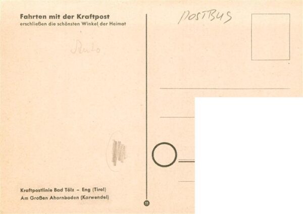 Postbus Omnibus Bad Troelz Eng Tirol – Bild 2