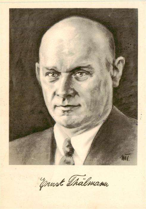 Politik Politics Politique Ernst Thaelmann