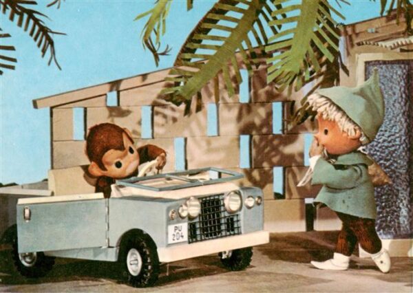 Sandmann Sandmaennchen Auto Affee Sandmann