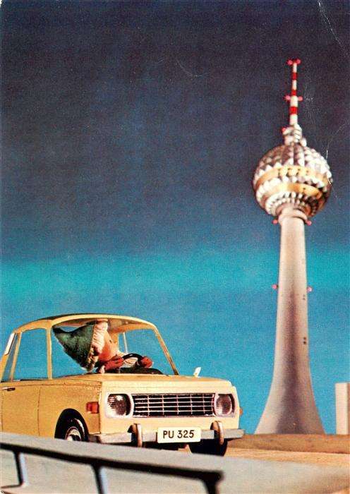 Sandmann Sandmaennchen Auto Fernseherturm
