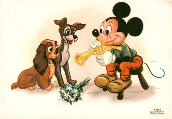 Micky Maus Mickey Mouse Disney Walt Hunde Bluemen