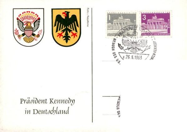 Politik Politics Politique Praesident Kennedy in Deutschland – Bild 2