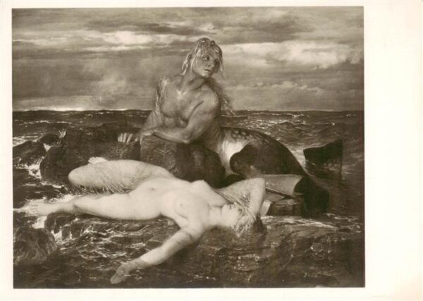 Boecklin Arnold Boecklin Triton und Nereide