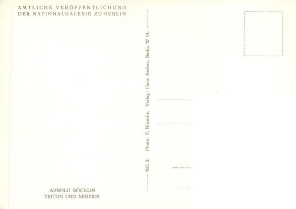 Boecklin Arnold Boecklin Triton und Nereide – Bild 2