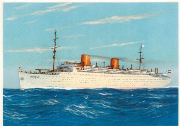 Dampfer Oceanliner Norddeutscher LLOYD BREMEN COLUMBUS