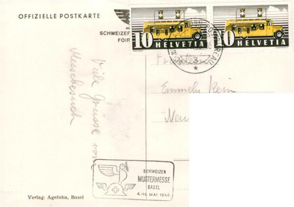 Strassenbahn Tramway-- Basel Schweizer Mustermesse – Bild 2