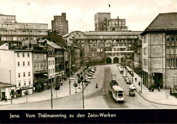 Strassenbahn Tramway-- Jena Zeiss Werken
