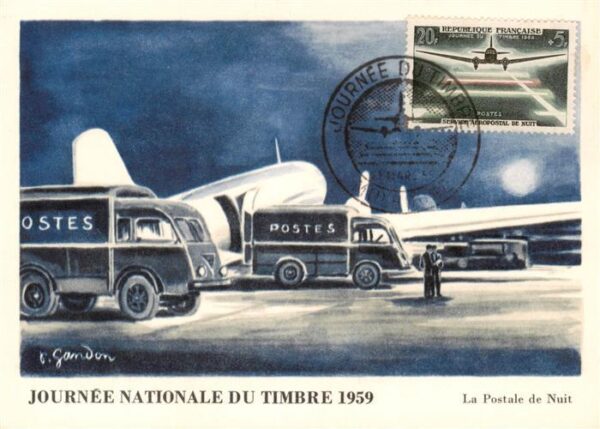Flughafen Airport Aeroporto Journee Nationale du Timbre