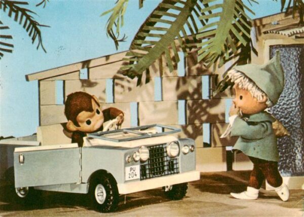 Sandmann Sandmaennchen Affee Auto