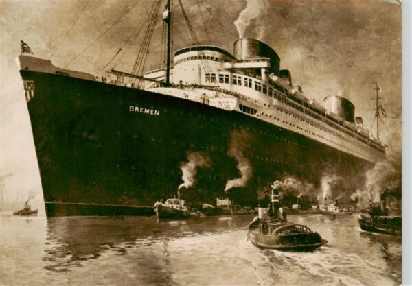 Dampfer Oceanliner Norddeutscher Lloyd Bremen D. Bremen