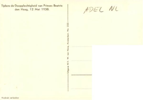 Adel Niederlande Prinses Beatrix – Bild 2