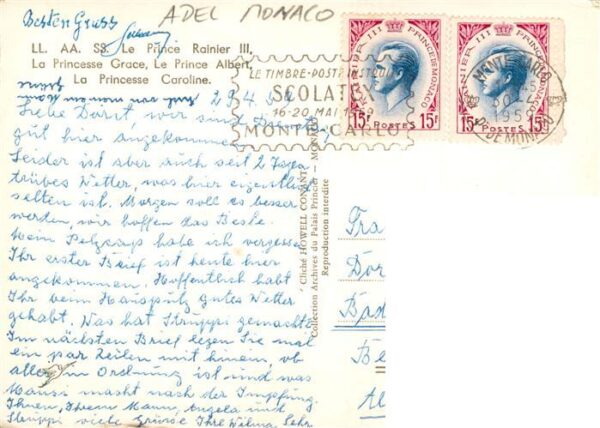 Adel Monaco Prince Rainier 3 Princesse Grace Prince Albert – Bild 2