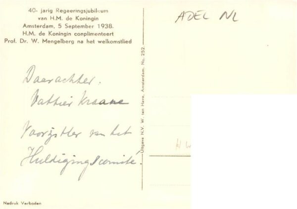 Adel Niederlande H.M. Koningin – Bild 2