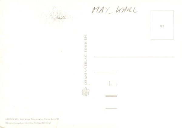 May Karl Krueger Bei Band 21 Litho – Bild 2