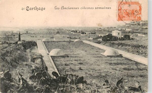 Carthage  Karthago Carthago Tunesie Les Anciennes citernes romaines