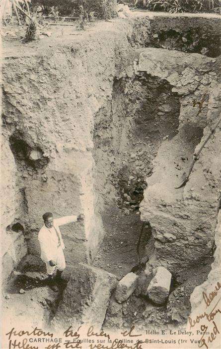Carthage  Karthago Carthago Tunesie Equilles sur la Colline de Saint Louis
