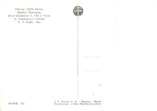 Santa Maddalena Funes Suedtirol IT Albergo Stella Alpine Gasthof Edelweiss Blick – Bild 2