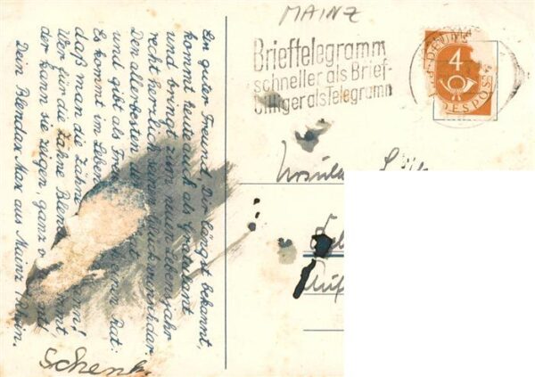 Mainz  Rhein Glueckwunschkarte – Bild 2