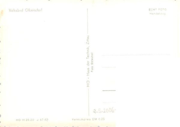 Olbersdorf Landskron Albrechtice Volksbad Gasthaus Gastraeume – Bild 2
