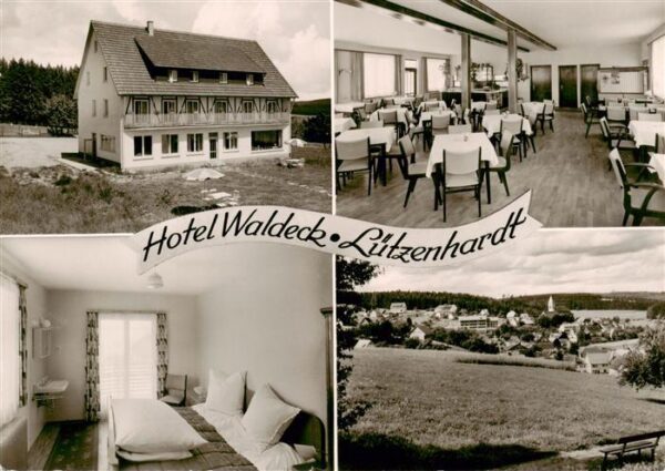 Luetzenhardt Waldachtal BW Hotel Waldeck Gastraum Zimmer Panorama