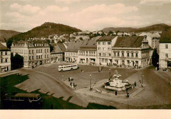 Decin Tetschen-Bodenbach Boehmen CZ Marktplatz