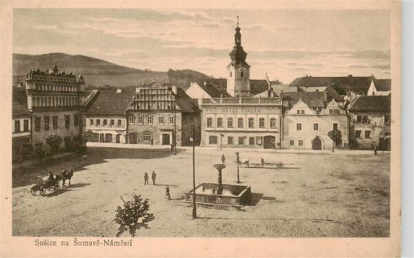 Susice Schuettenhofen CZ Hotel Fialka Sumave-Namesti