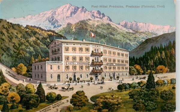 Predazzo Pardatsch Trento IT Post Hôtel Predazzo Fleimstal Alpen