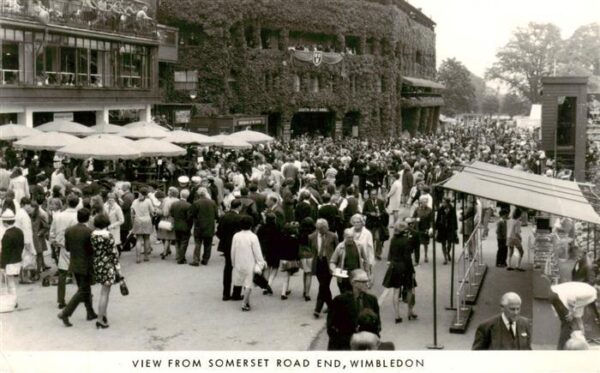 Wimbledon London UK View from Somerset Road End