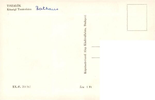 Tiszaloek HU Koezsegi Tanácsháza – Bild 2