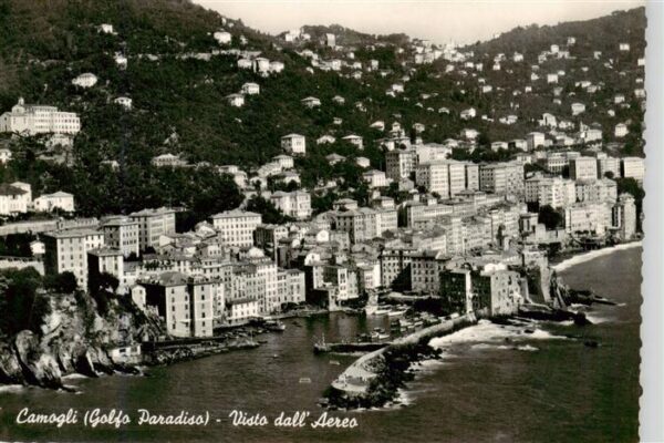 Camogli Liguria IT Fliegeraufnahme