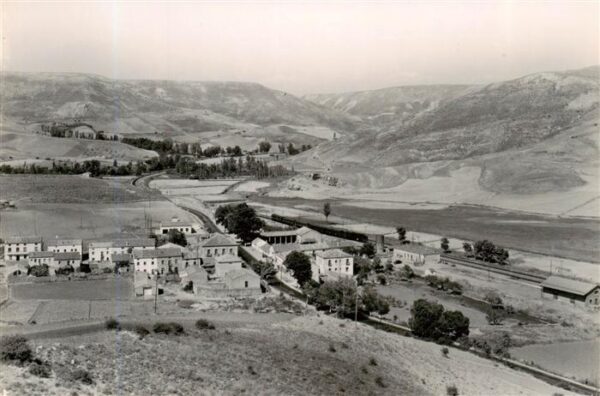 Medinaceli Soria Castilla ES Panoramica del Barrio de la Estacion