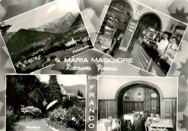 Santa Maria Maggiore Ristorante Pizzeria Da Franco Panorama Giardino