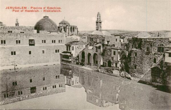 Jerusalem  Yerushalayim Israel Piscine d Ezechias