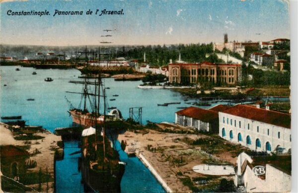 Constantinople Panorama de l'Arsenal