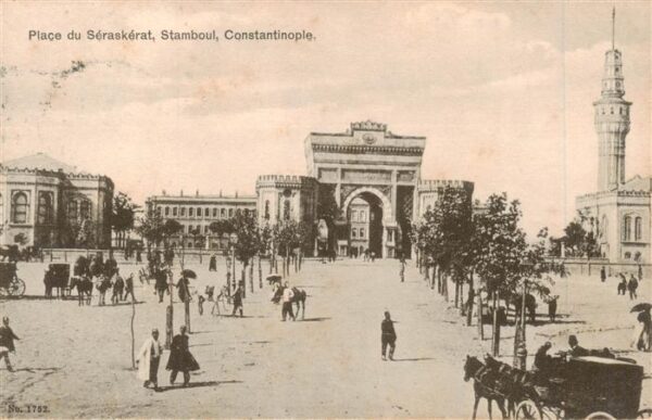 Constantinople Place du Seraskerat Stamboul