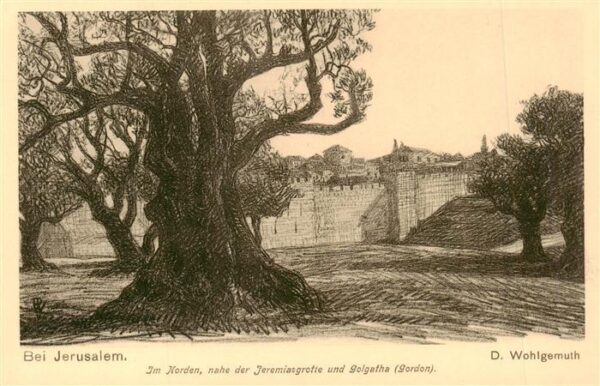 Jerusalem  Yerushalayim Israel Im Norden nahe der Jeremiasgrotte und Golgatha Ze