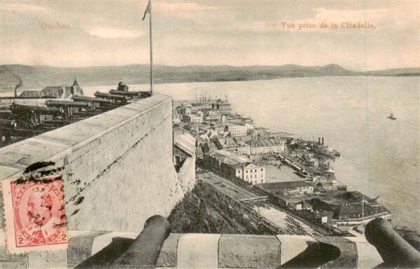 Quebec Canada Vue prise de la Citadelle