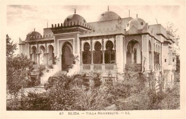 Blida Algerie Villa Mauresque