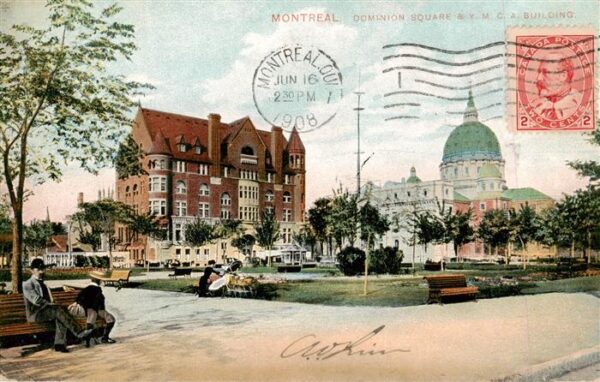 Montreal Quebec Dominion Square et YMCA Building